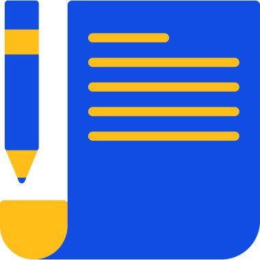 Kitap. Web simgesi basit illüstrasyon