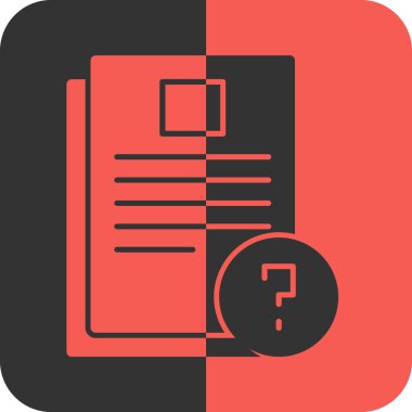 Web simgesi. Belgenin vektör çizimi