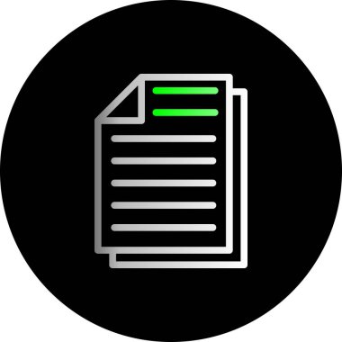 Vektör belgesi Simge illüstrasyonu