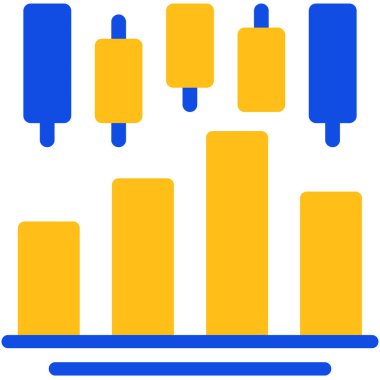 bar çizelgesi simgesi, vektör illüstrasyonu