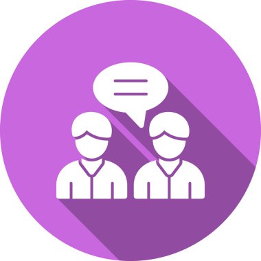 Bir grup insan simgesinin vektör çizimi