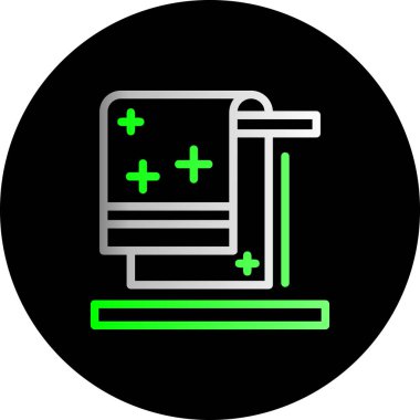 Modern simgenin vektör illüstrasyonu