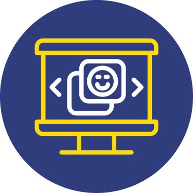 Web simgesi vektör illüstrasyonu