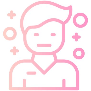 Bir kadın simgesi olan Avatar 'ın vektör çizimi