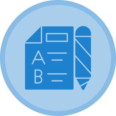 Dosya biçim simgesinin vektör illüstrasyonu