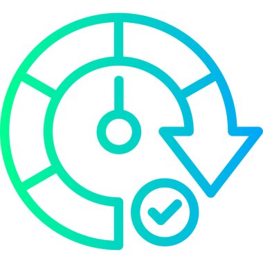 Simge vektör illüstrasyonunu tazele