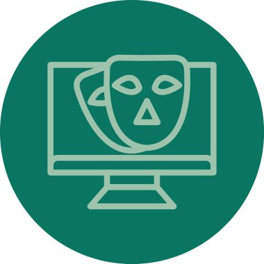 vektör izleyici simgesi illüstrasyonu