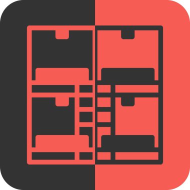 mimari yapı yapı ikonu ana hatlar biçiminde