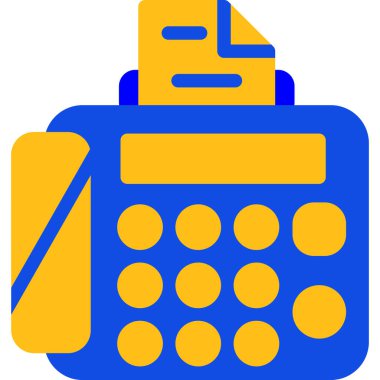 hesaplayıcı hesap makinesi iş simgesi ana hat biçiminde