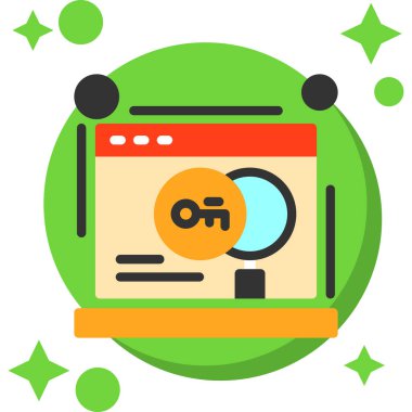 bilgisayar izleyici simgesi düz biçimli