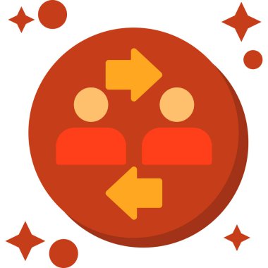 iş stratejisi stratejisi simgesi düz stil