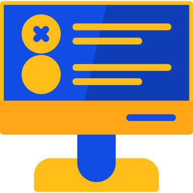 reklam panosu pazarlama simgesi - taslak biçimi