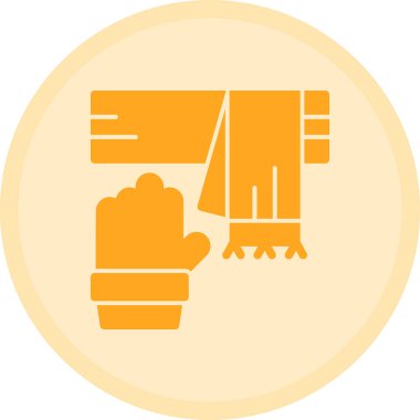 El simgesinin vektör illüstrasyonu