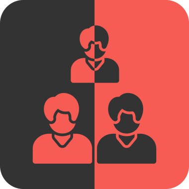 grup insan simgesi, vektör illüstrasyon tasarımı