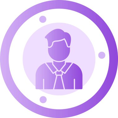 vektör avatar simgesi, vektör, illüstrasyon