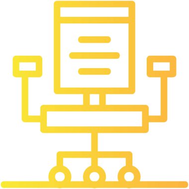 şebeke. Web simgesi basit illüstrasyon