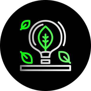 ampul simgesi vektör illüstrasyonu