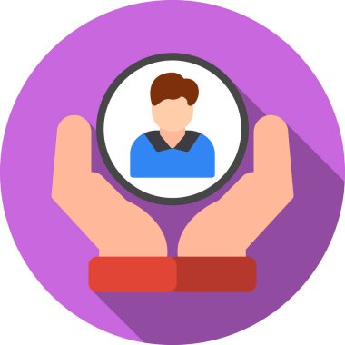 man simgesi, vektör illüstrasyonu