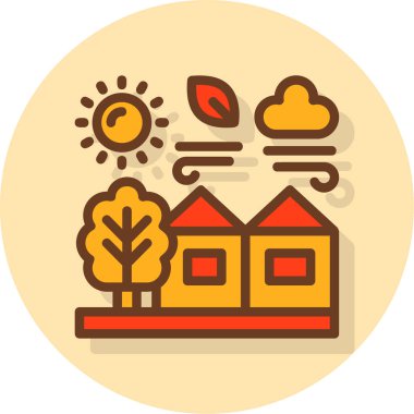 ev simgesi vektör illüstrasyonu