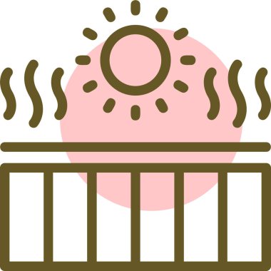 Modern bir simgenin vektör illüstrasyonu