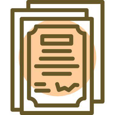 dosya biçimi simgesi, vektör illüstrasyonu