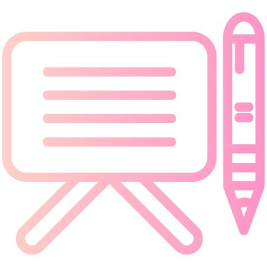 Modern eğitim ikonunun vektör illüstrasyonu