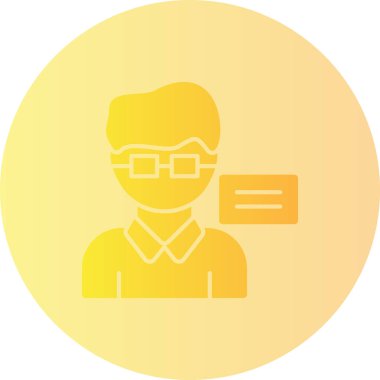 Bir kadın simgesinin vektör illüstrasyonu