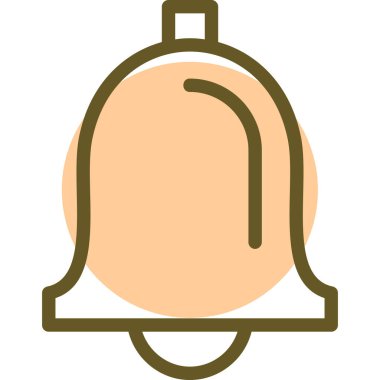 Çan simgesi vektör illüstrasyonu