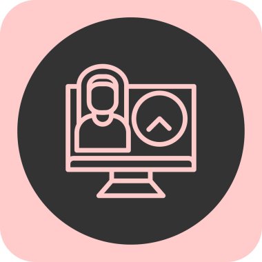 kullanıcı arayüzü vektör simgesi, illüstrasyon