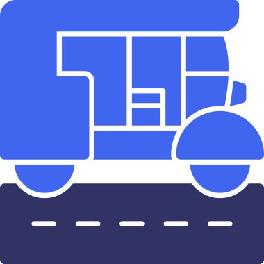 - Araba. Web simgesi basit illüstrasyon