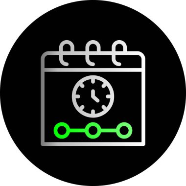 vektör Takvimi Simgesi illüstrasyonu