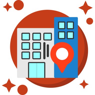 konum pin simgesi tam biçimli