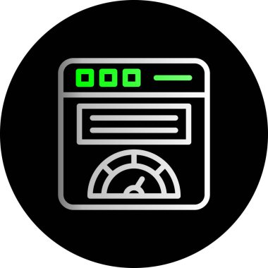 Vektör Seo simgesinde Trendy bir görünüm...