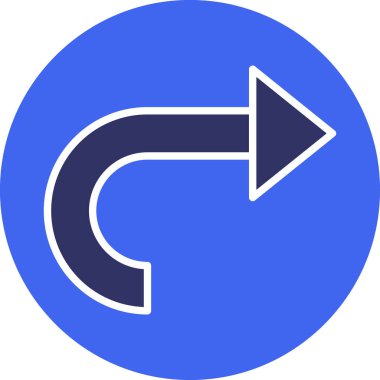 Ok. Web simgesi basit illüstrasyon