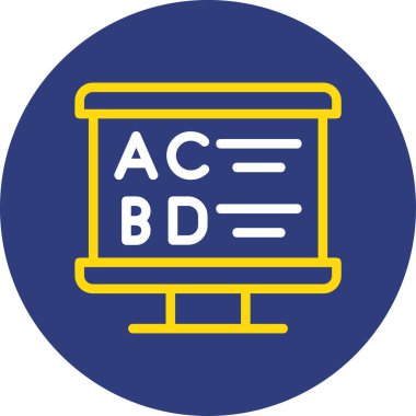 dosya biçimi simgesi, vektör illüstrasyonu