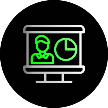 seo modern simgesinin vektör illüstrasyonu