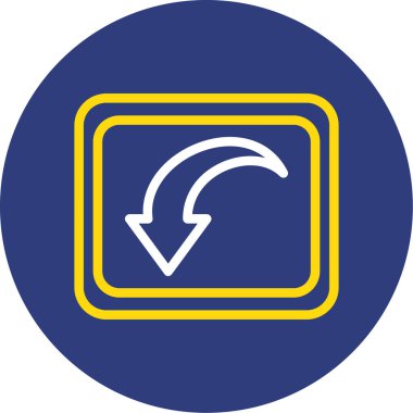 Arrow vektör simgesi illüstrasyonu