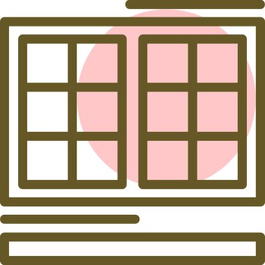 Tarayıcı. Web simgesi basit illüstrasyon