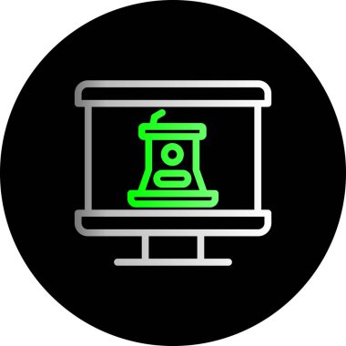 Modern eğitim ikonunun vektör illüstrasyonu