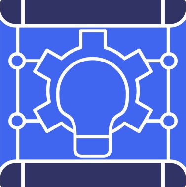 Ampul. Web simgesi basit illüstrasyon