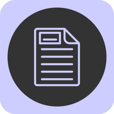 Vektör belgesi Simge illüstrasyonu