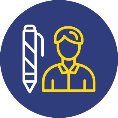 İnsan simgesinin vektör illüstrasyonu