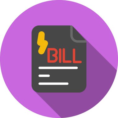 Vektör çizimi, düz tasarım. belge simgesi