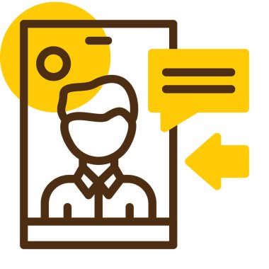 Müşteri servisi. Basit resimleme