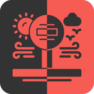 hava simgesi vektör illüstrasyonu