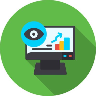 seo modern simgesinin vektör illüstrasyonu