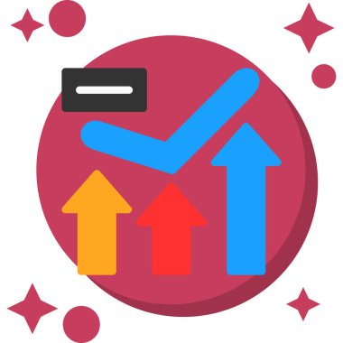 Ok. Web simgesi basit illüstrasyon