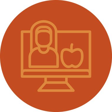 Modern dizüstü bilgisayar simgesinin vektör illüstrasyonu