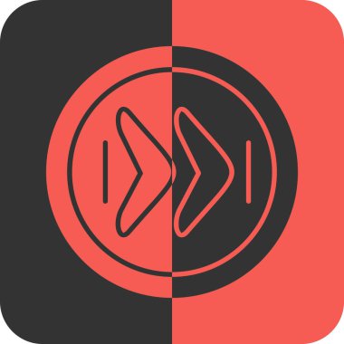 Modern bir simgenin vektör illüstrasyonu