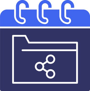 Takvim. Web simgesi basit illüstrasyon